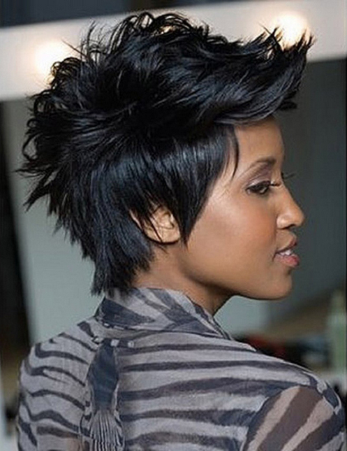 low cut mohawk hairstyles for black women