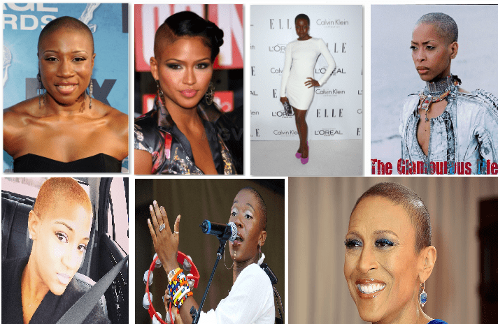 Bald Head Black Women